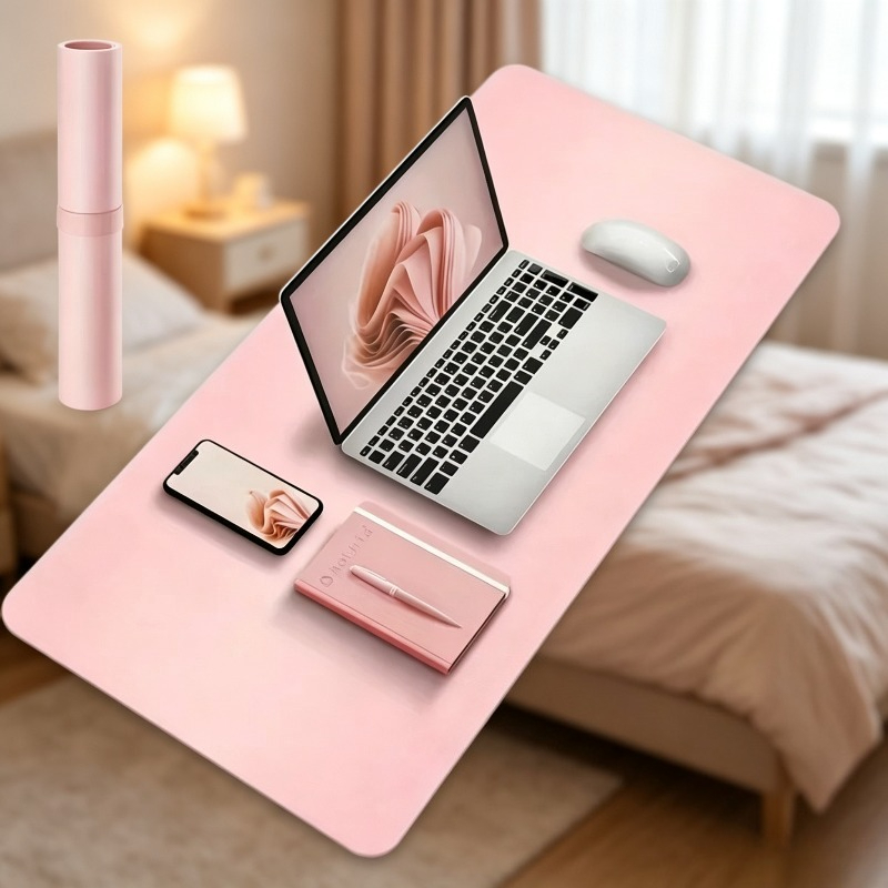 Leather Desk Pad - Mouse Pad Impermeável Grande para Escritório,