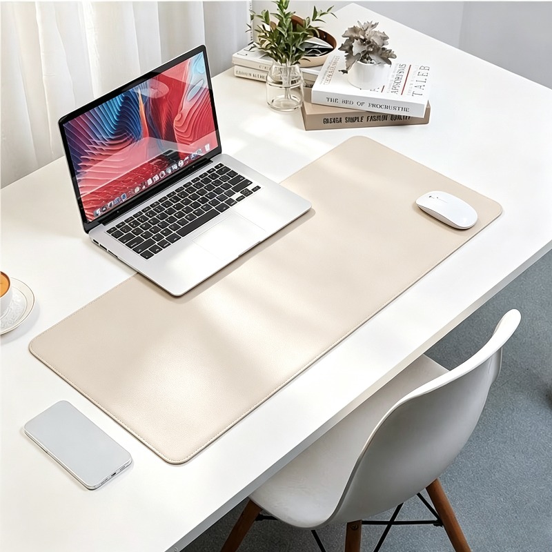 Leather Desk Pad - 1 unidade de tapete de rato
