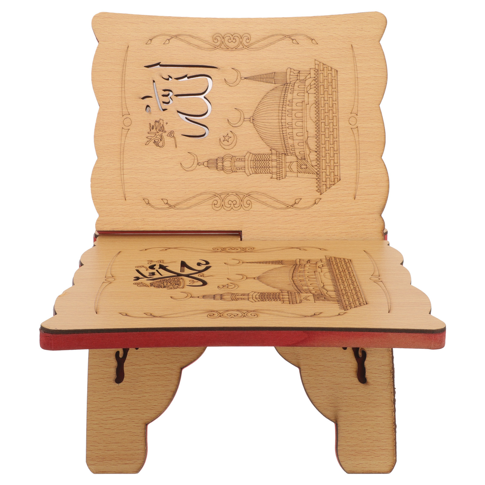 Magazine Holder Rack - Suporte de madeira para o Alcorão,