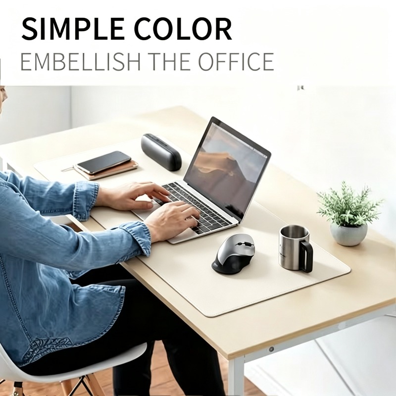 1 unidade de tapete de rato gr - Leather Desk Pad avaliação e preço