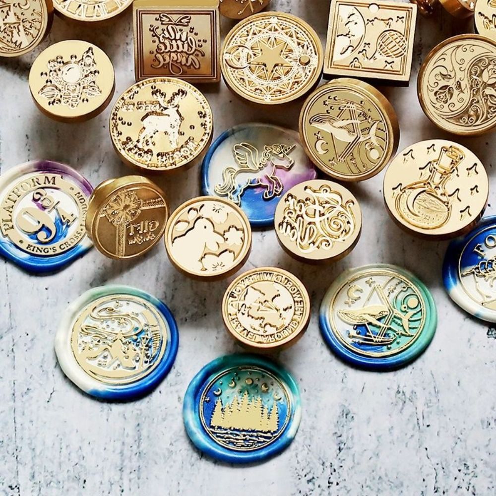 Conjunto de 20 Peças de Selos  - Wax Seal Stamp Set avaliação e preço