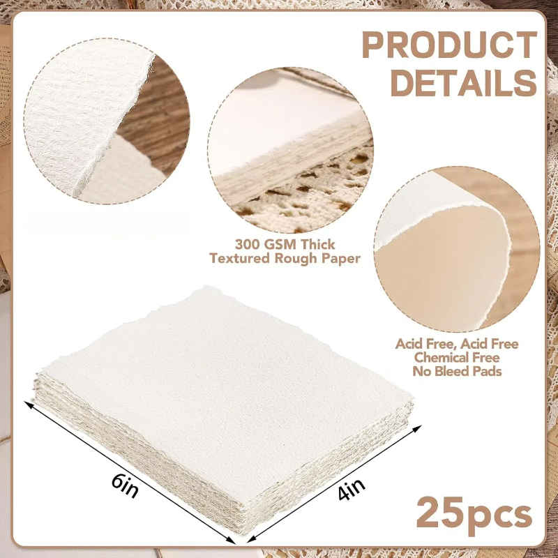 25 folhas de papel aquarela, p - Ink Blotter Paper avaliação e preço